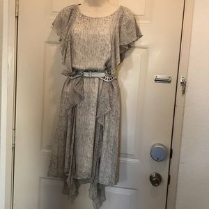 BCBG ruffle dress